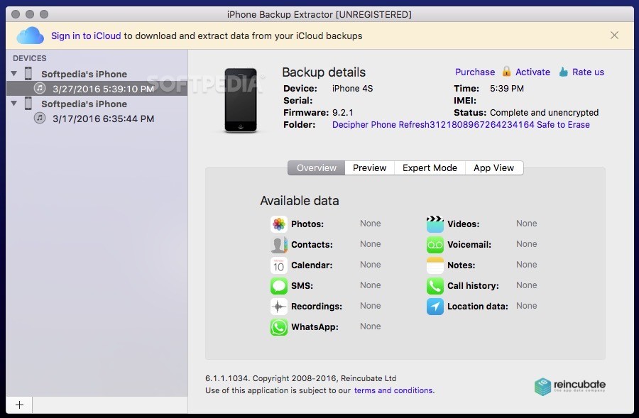 Backup Extractor For Iphone Mac